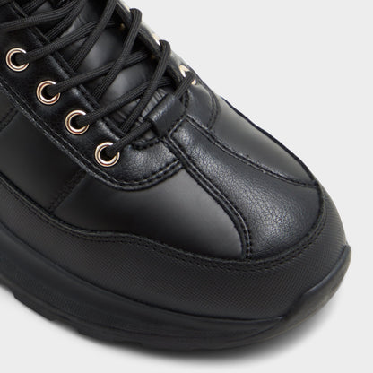 Priemeth Black Women's Winter boots - Lace-up boot, Black - Black