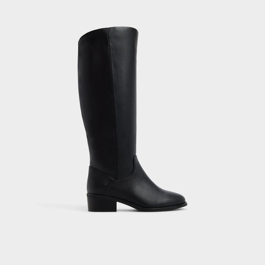 Kaydienh in Wc Black - Knee-high boot, Block heel - Black