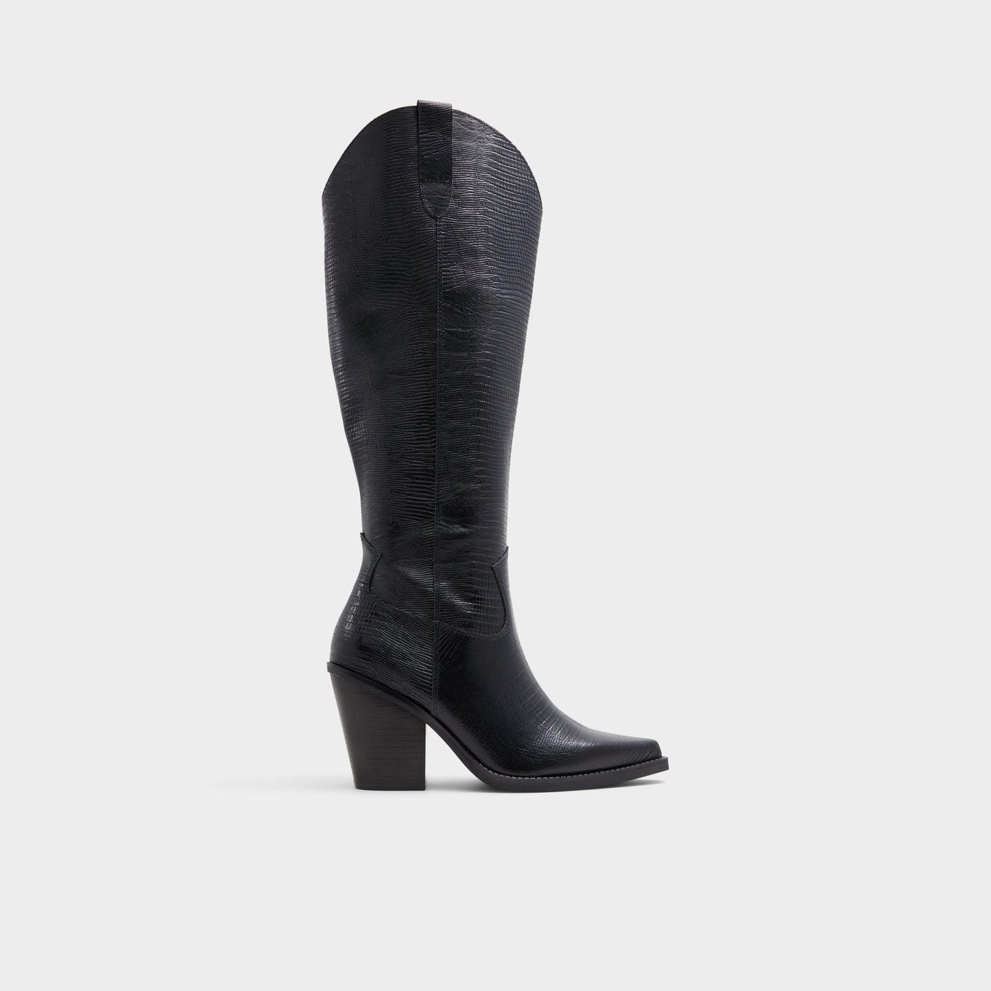 Nevada-wc Black Women's Western - Western knee-high boot, Black - Black