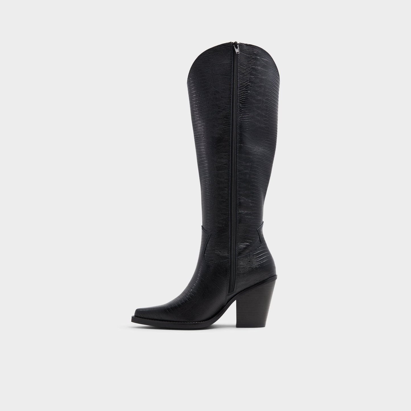 Nevada-wc Black Women's Western - Western knee-high boot, Black - Black