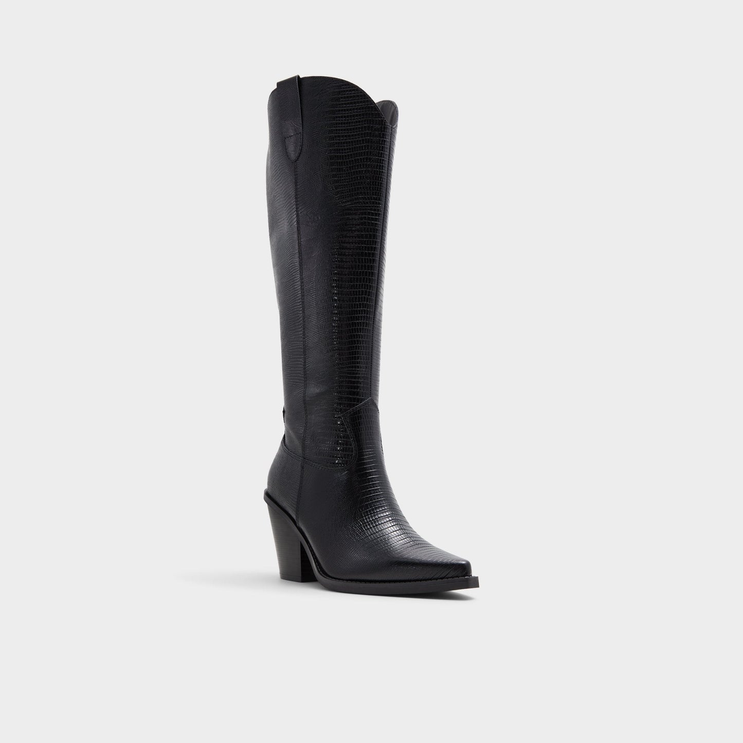 Nevada-wc Black Women's Western - Western knee-high boot, Black - Black