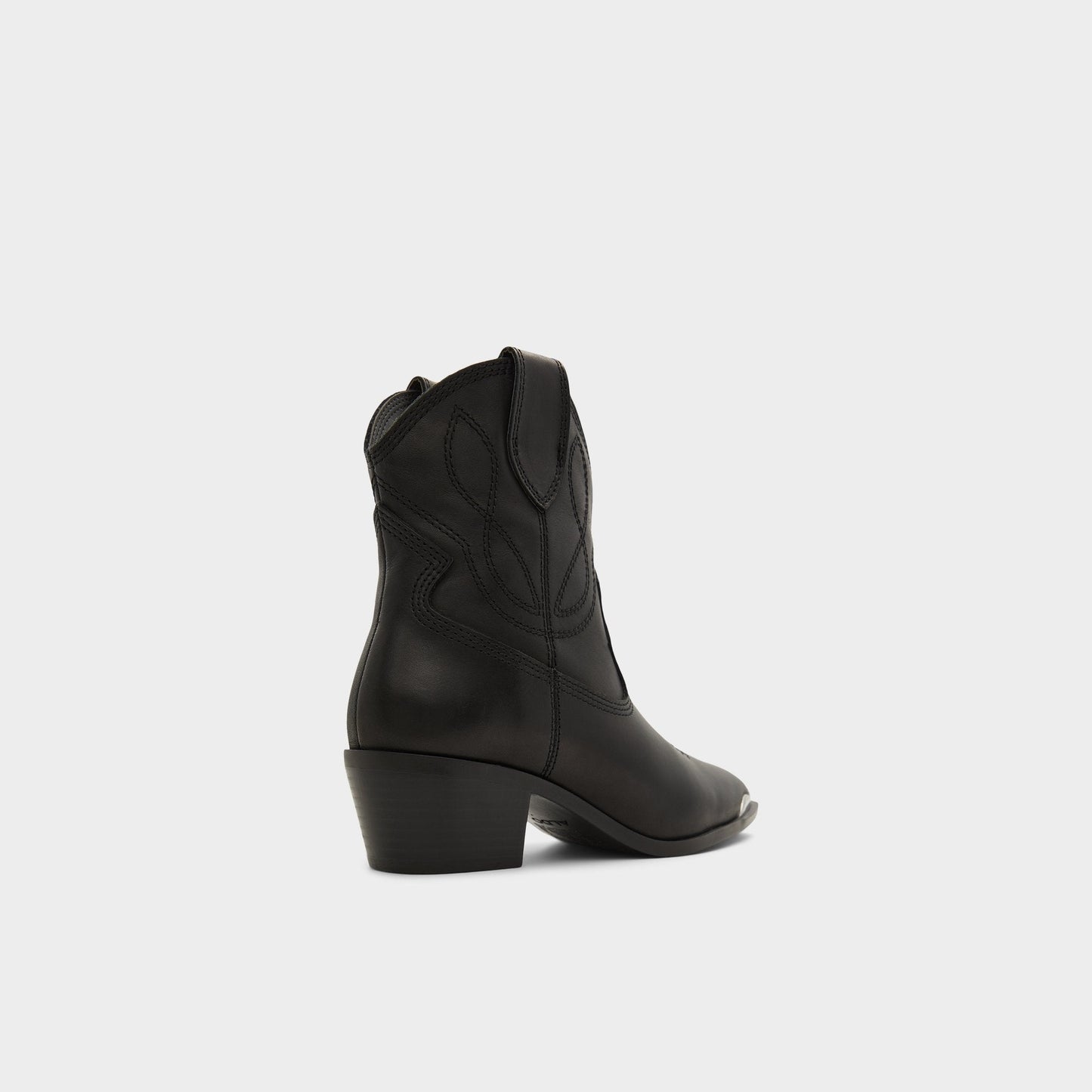 Valley Black Women's Western - Western boot, Block heel - Black