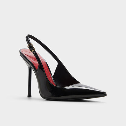 Serrah in Black - Pump, Stiletto heel - Black