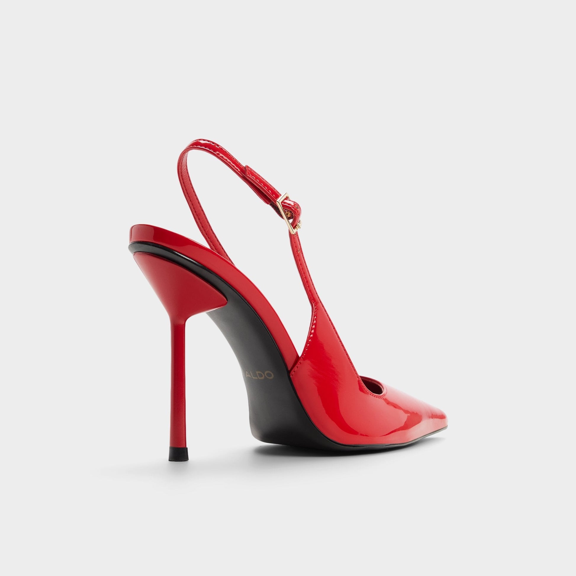 Serrah in Medium Red - Pump, Stiletto heel - Medium red