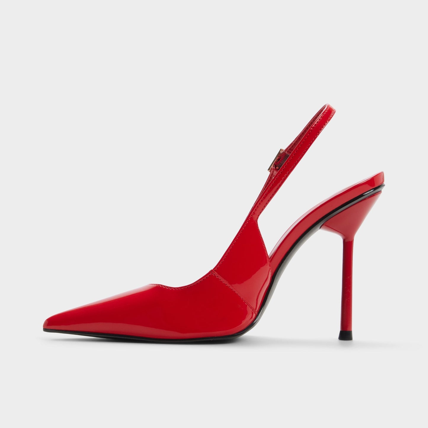 Serrah in Medium Red - Pump, Stiletto heel - Medium red