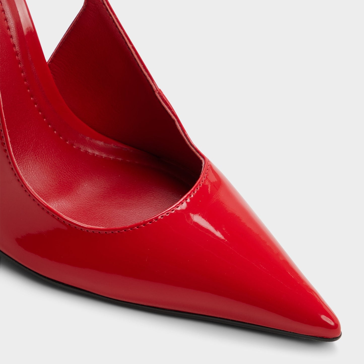 Serrah in Medium Red - Pump, Stiletto heel - Medium red