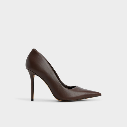 Stasya in Dark Brown - Pump, Stiletto heel - Dark brown