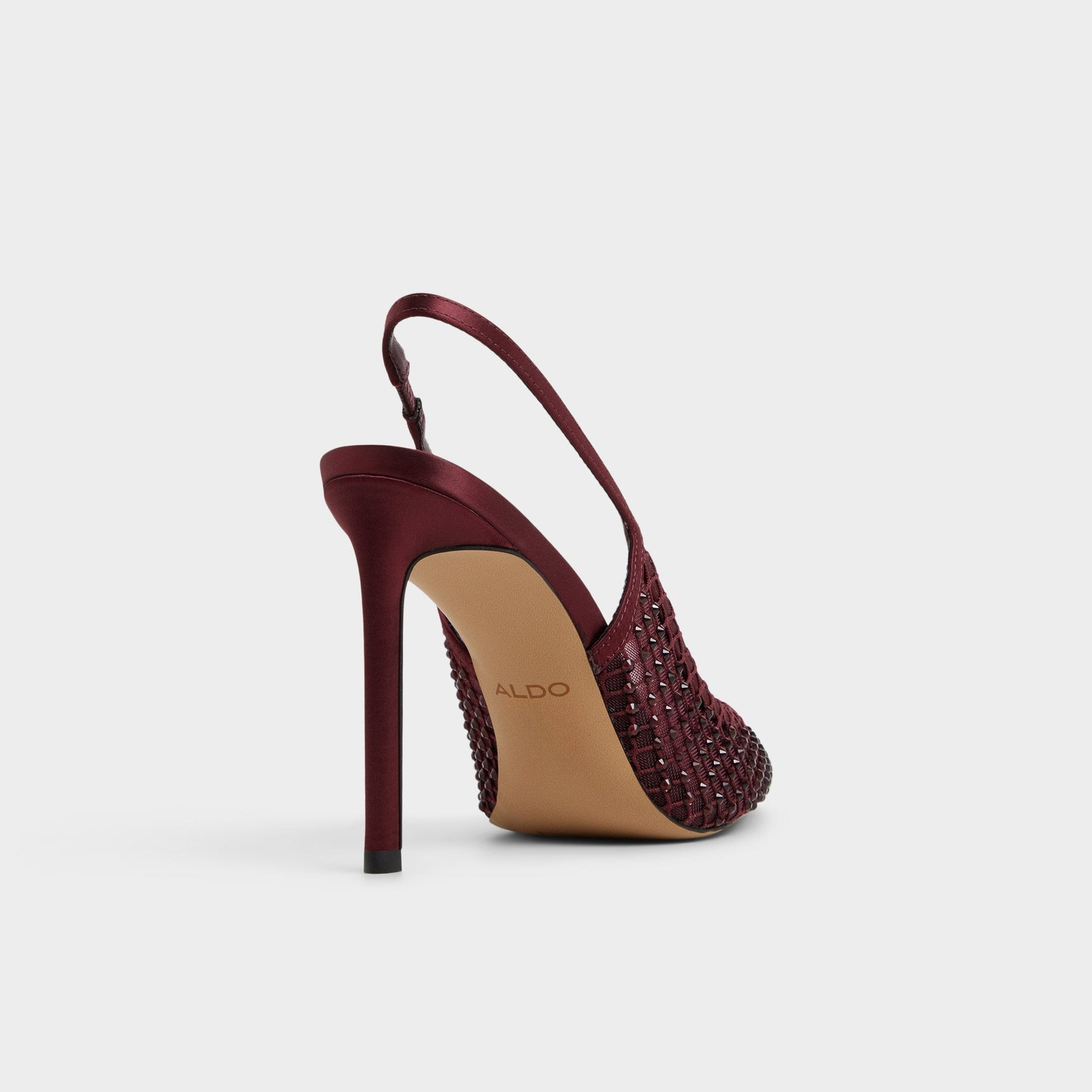 Marciana in Burgundy 14151906 - Slingback heel, Stiletto heel - Burgundy