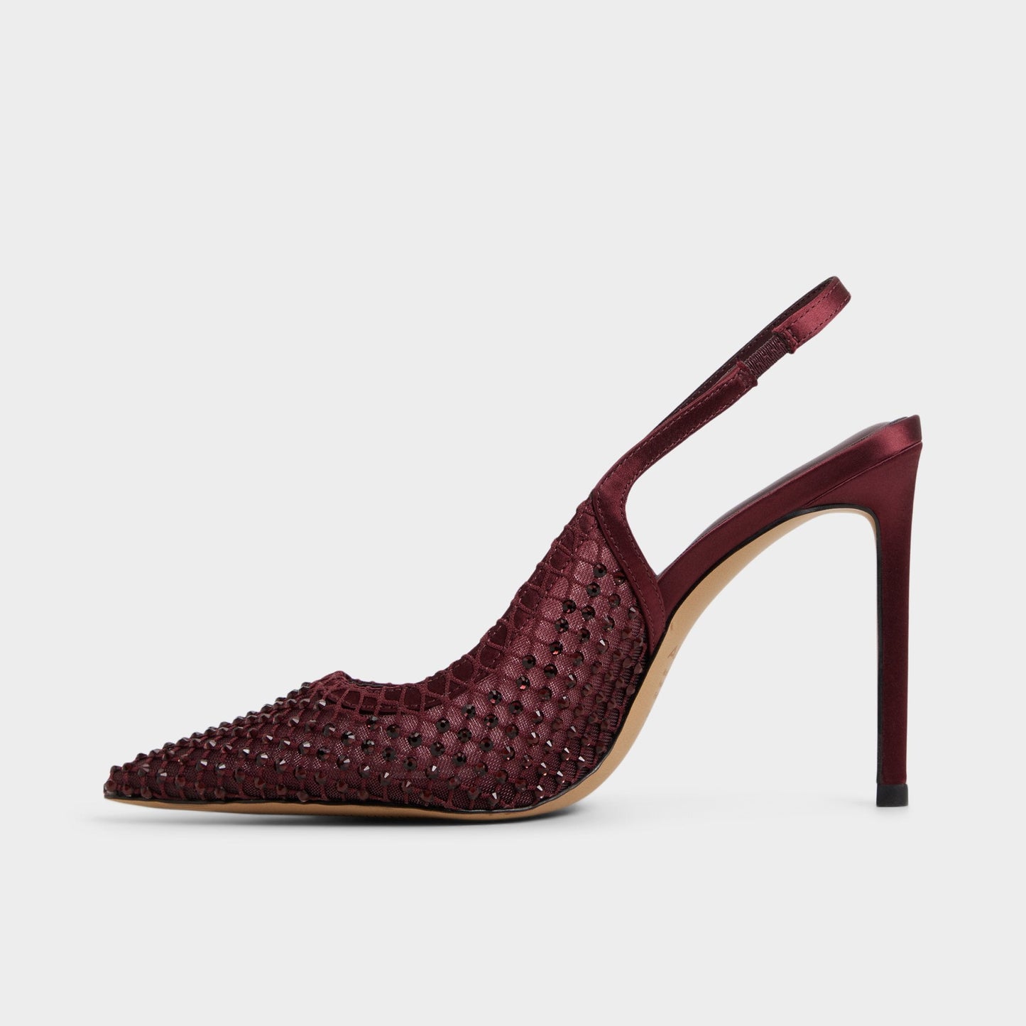Marciana in Burgundy 14151906 - Slingback heel, Stiletto heel - Burgundy