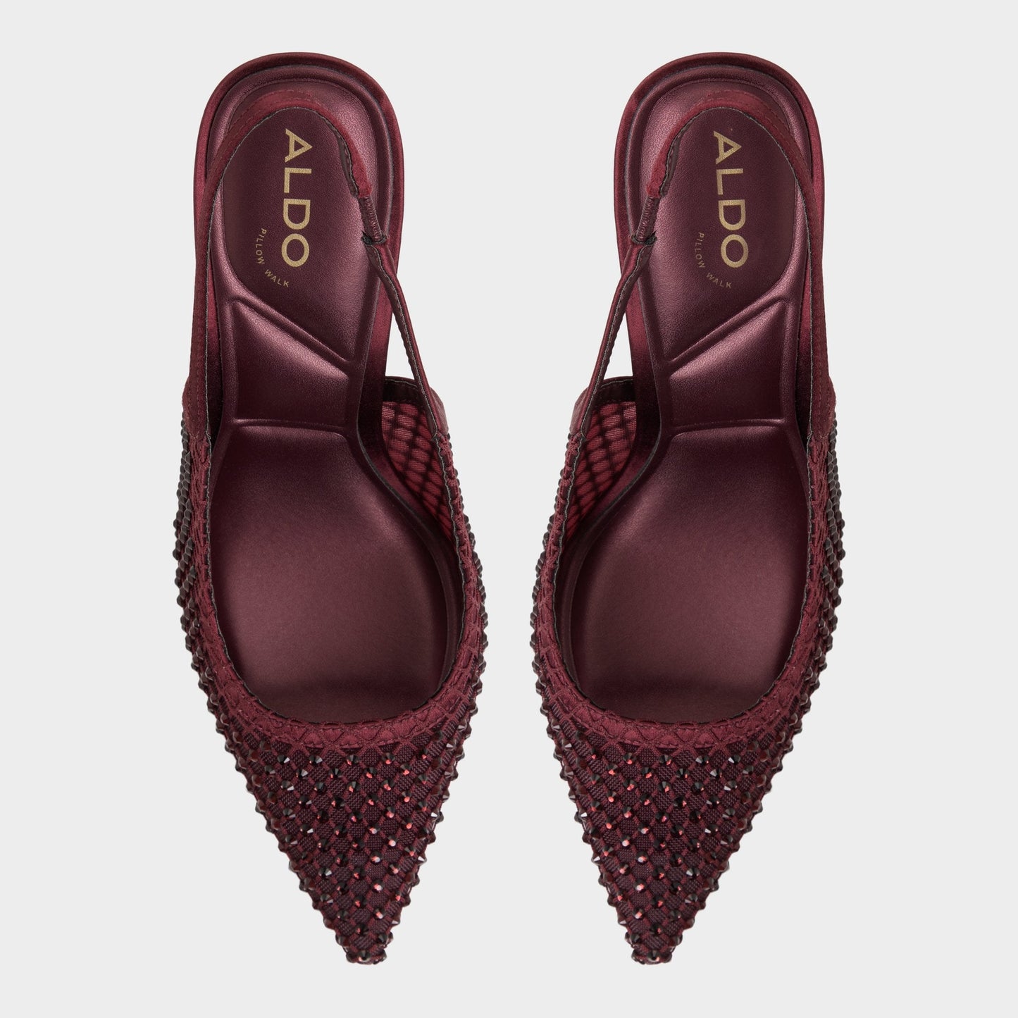 Marciana in Burgundy 14151906 - Slingback heel, Stiletto heel - Burgundy