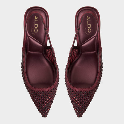 Marciana in Burgundy 14151906 - Slingback heel, Stiletto heel - Burgundy
