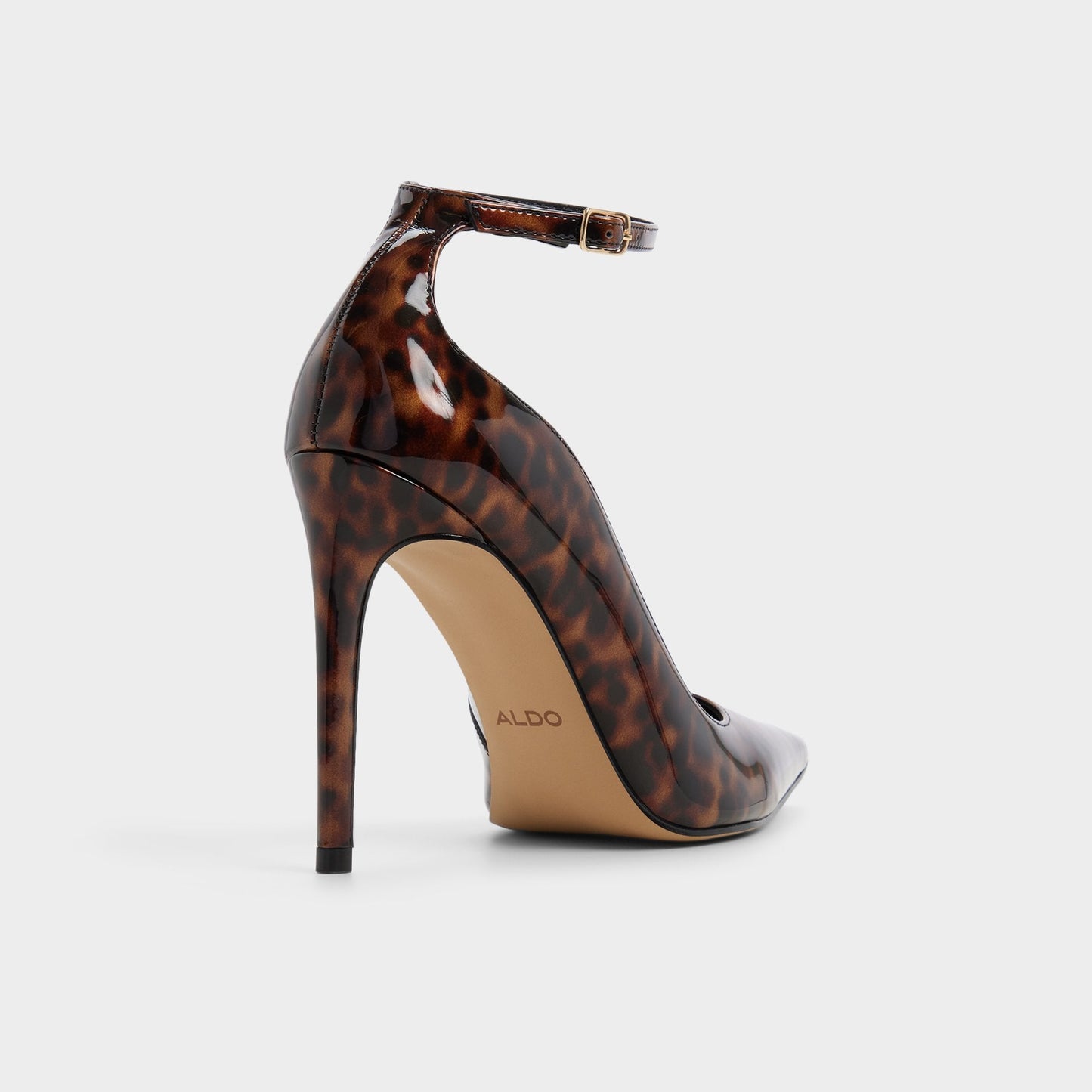 Antigua in Open Brown - Pump, Stiletto heel - Open brown
