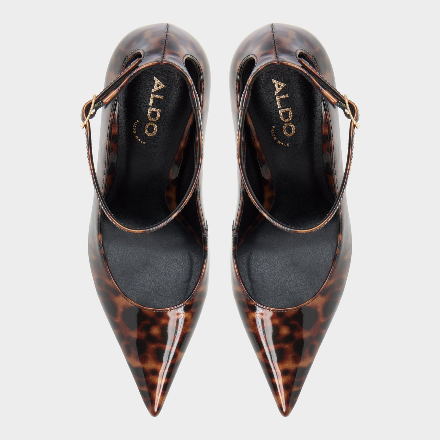 Antigua in Open Brown - Pump, Stiletto heel - Open brown