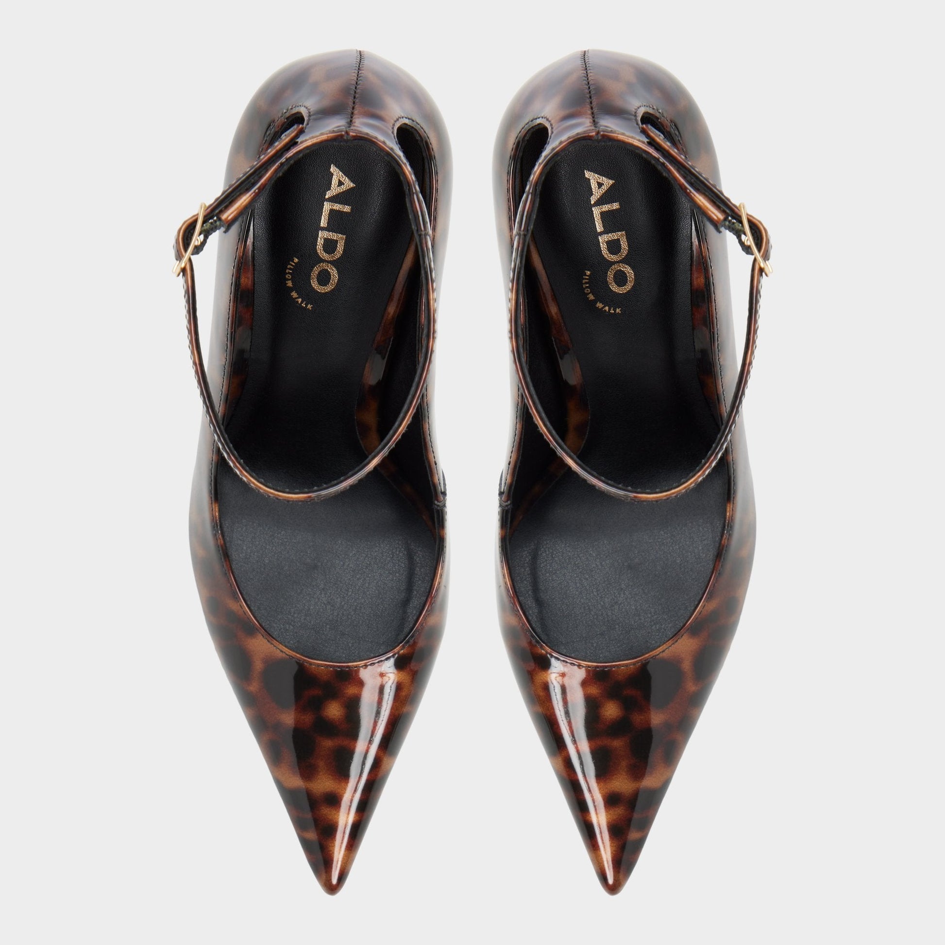 Antigua in Open Brown - Pump, Stiletto heel - Open brown