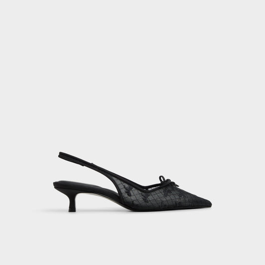 Azaro in Other Black 14151901 - Slingback heel, Kitten heel - Other black