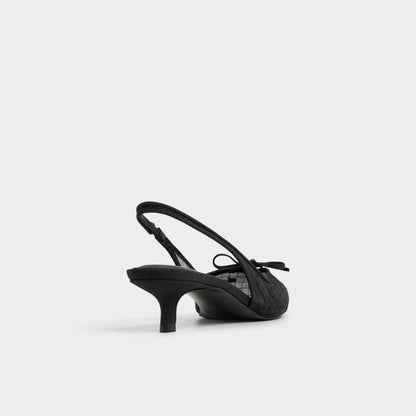 Azaro in Other Black 14151901 - Slingback heel, Kitten heel - Other black