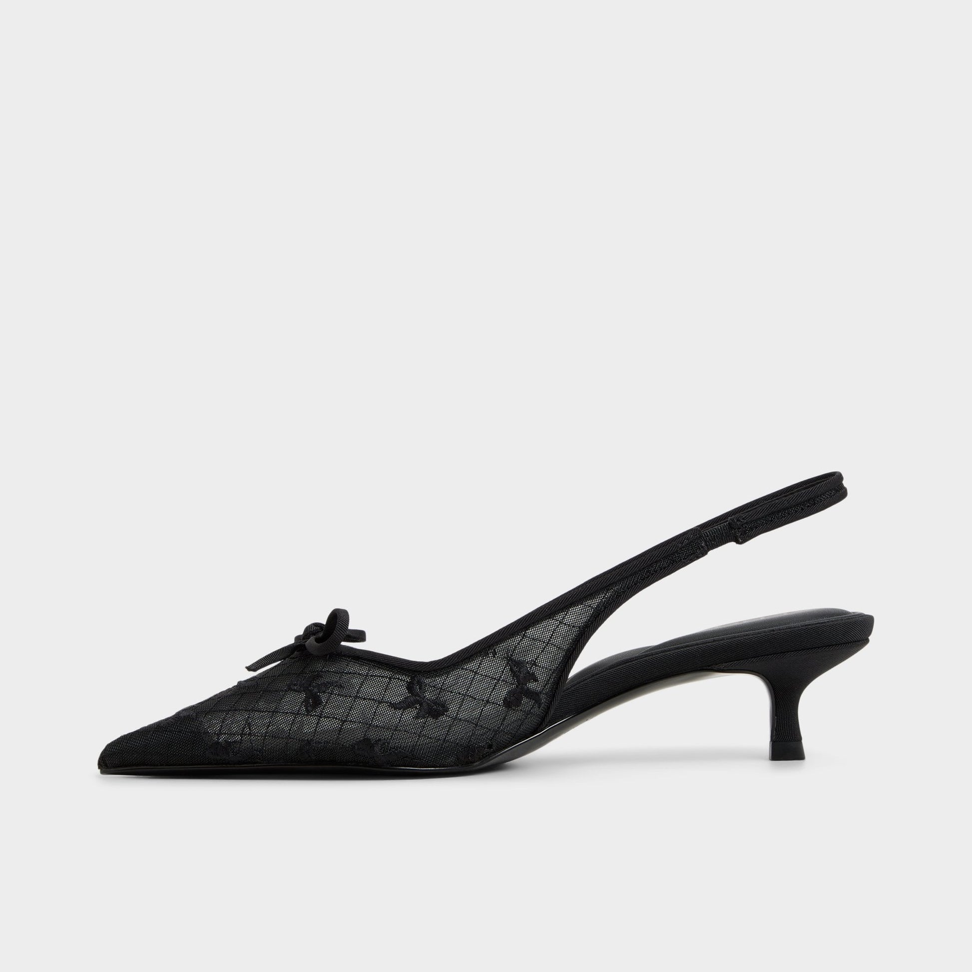 Azaro in Other Black 14151901 - Slingback heel, Kitten heel - Other black