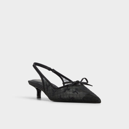 Azaro in Other Black 14151901 - Slingback heel, Kitten heel - Other black