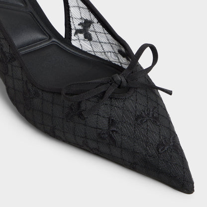 Azaro in Other Black 14151901 - Slingback heel, Kitten heel - Other black