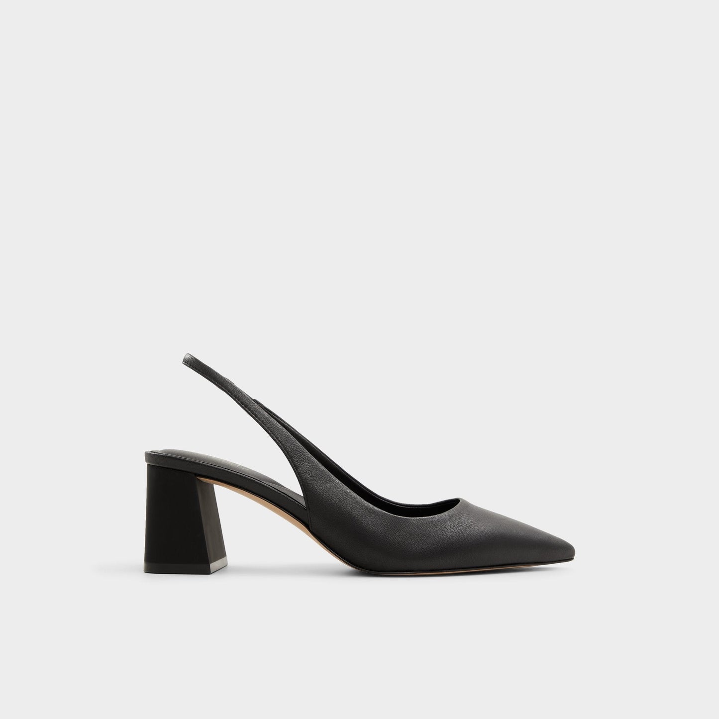 Uliana Black Women's Block heels - Slingback heel, Block heel - Black