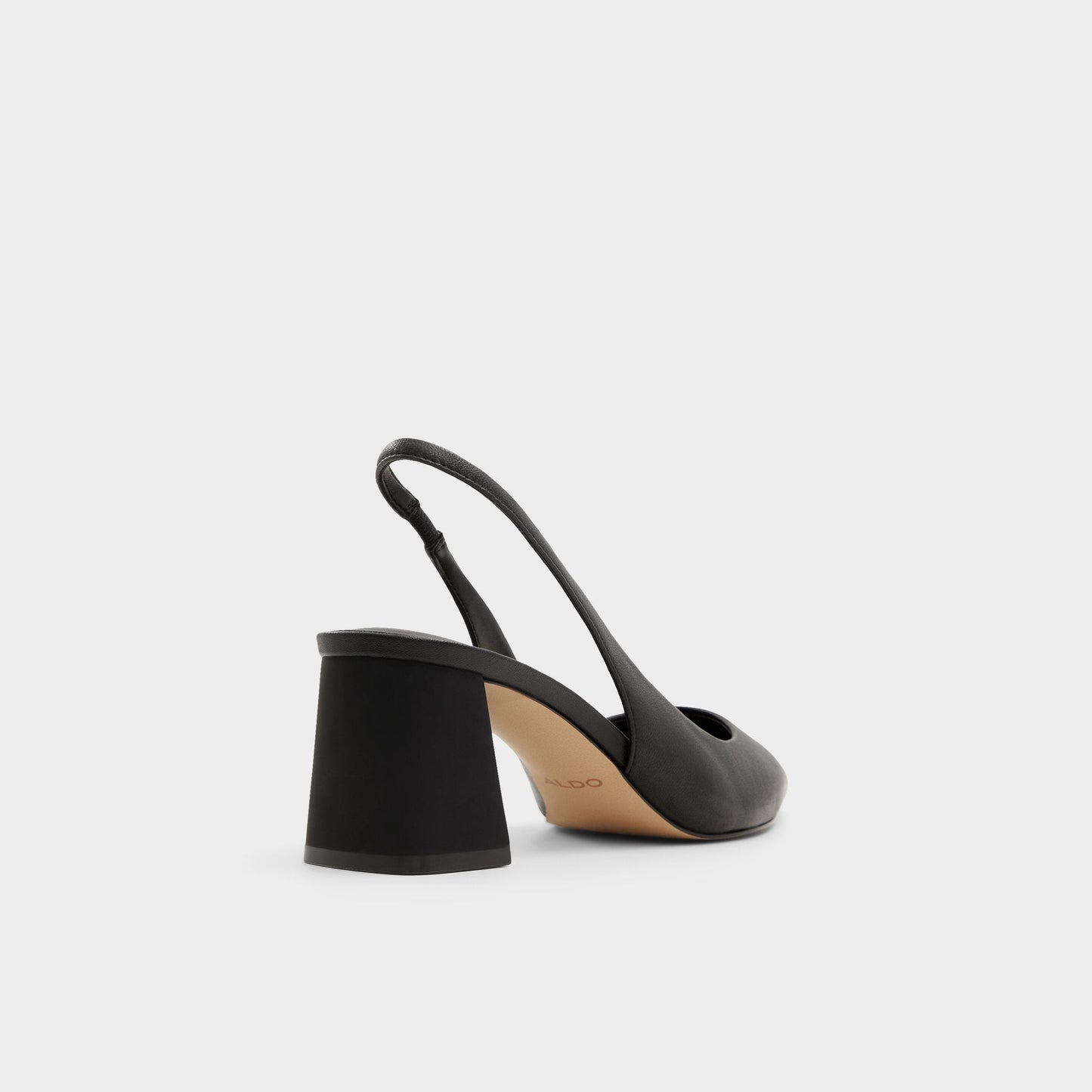 Uliana Black Women's Block heels - Slingback heel, Block heel - Black