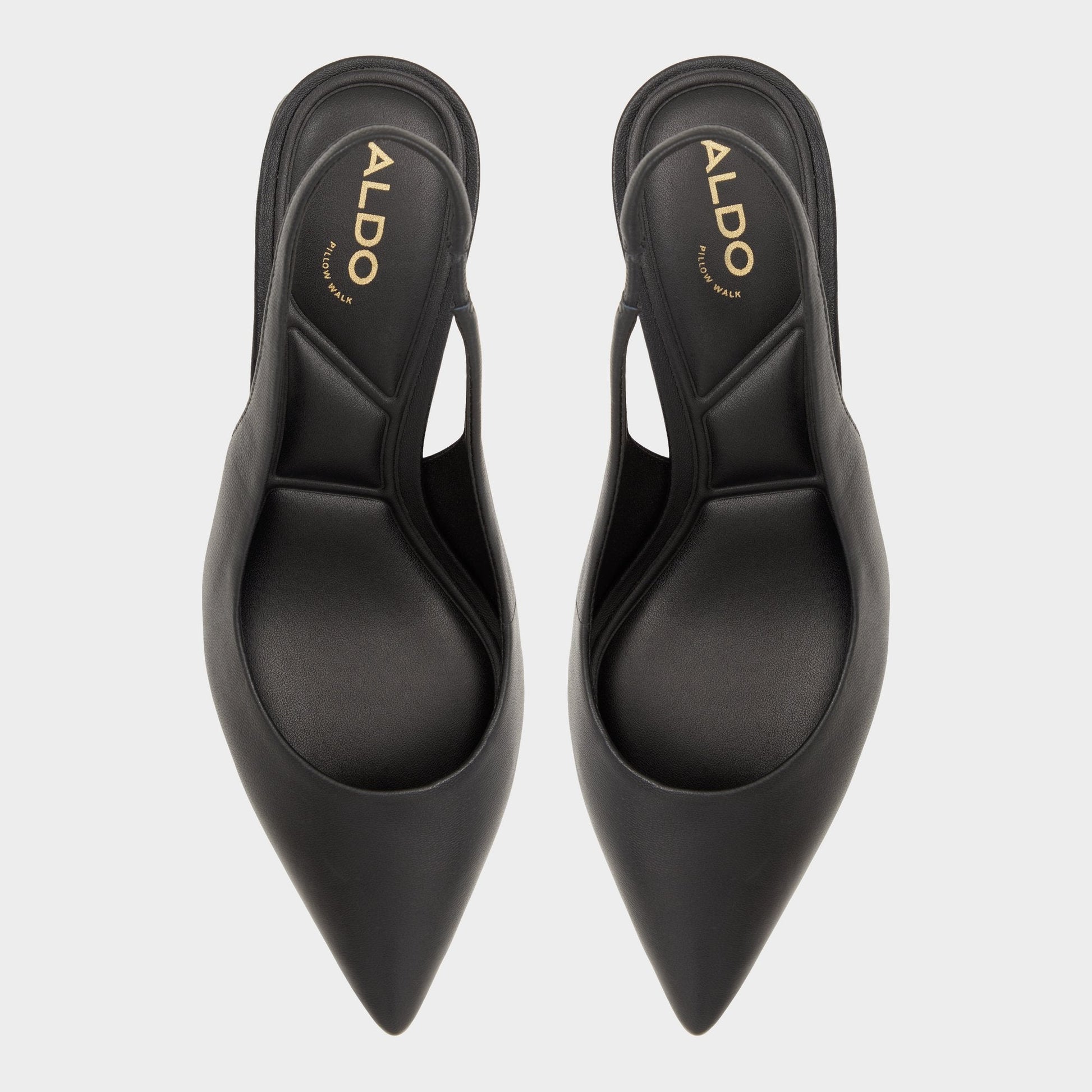 Uliana Black Women's Block heels - Slingback heel, Block heel - Black