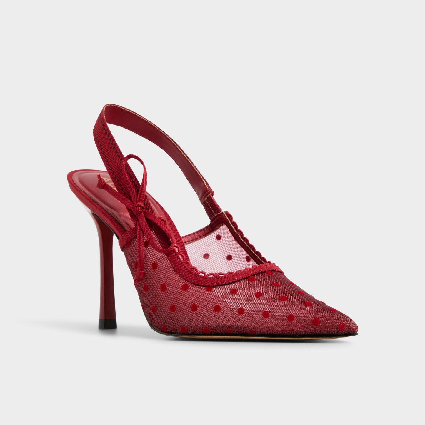 Hennie in Dark Red 14151902 - Slingback heel, Stiletto heel - Dark red