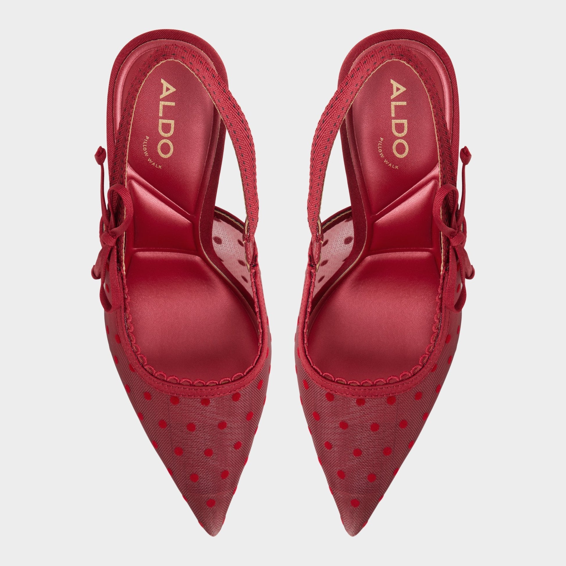 Hennie in Dark Red 14151902 - Slingback heel, Stiletto heel - Dark red