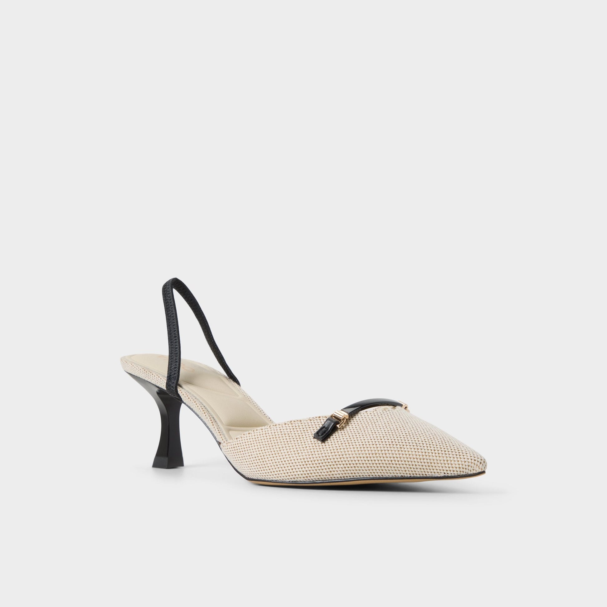 Nailah Open Natural Women's Kitten heels - Slingback heel, Kitten heel - Open natural