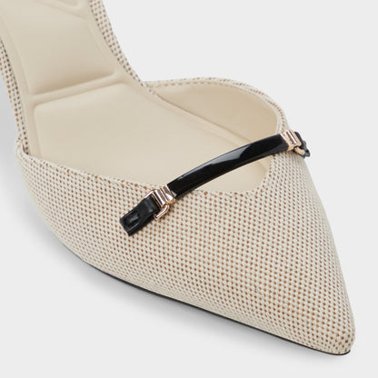 Nailah Open Natural Women's Kitten heels - Slingback heel, Kitten heel - Open natural