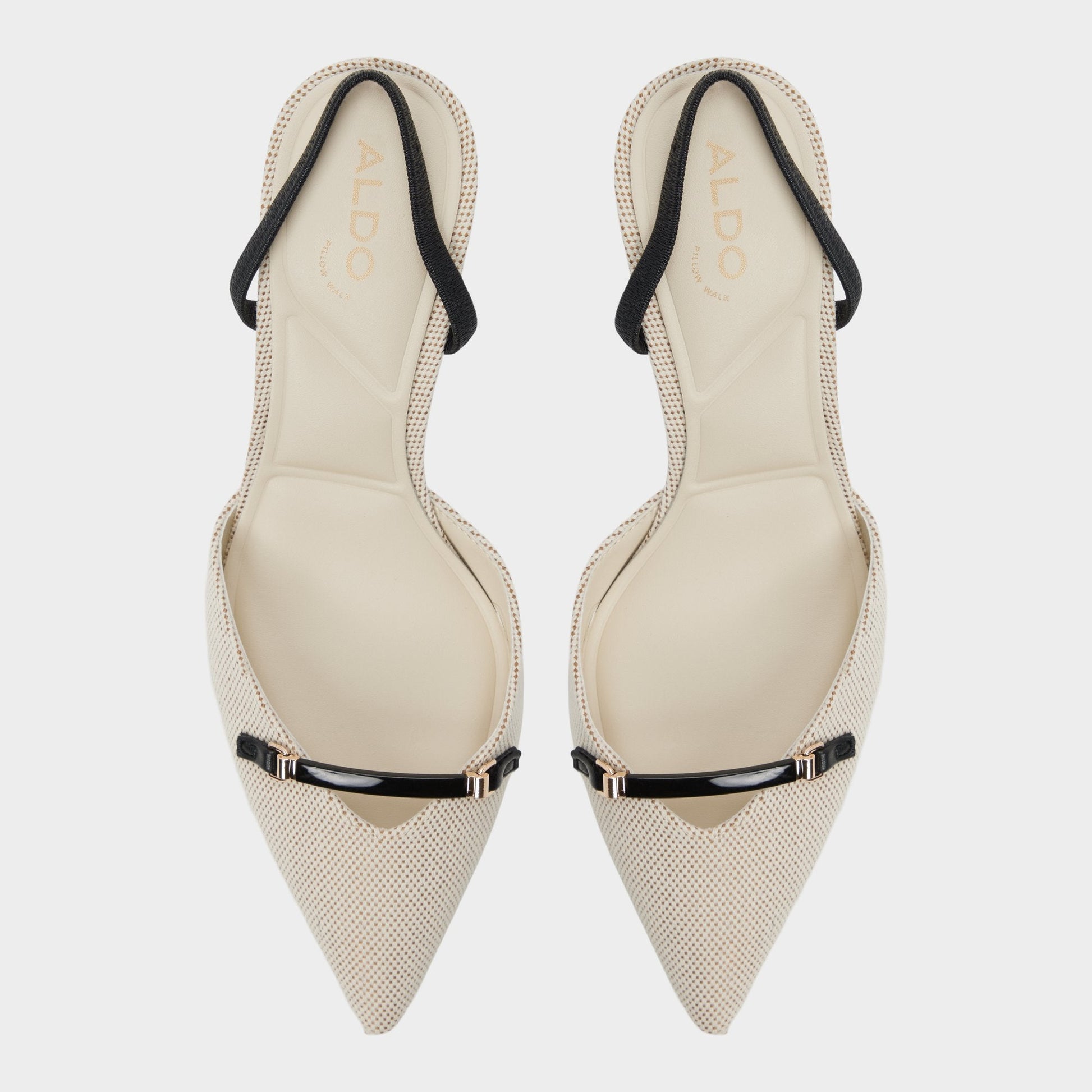 Nailah Open Natural Women's Kitten heels - Slingback heel, Kitten heel - Open natural