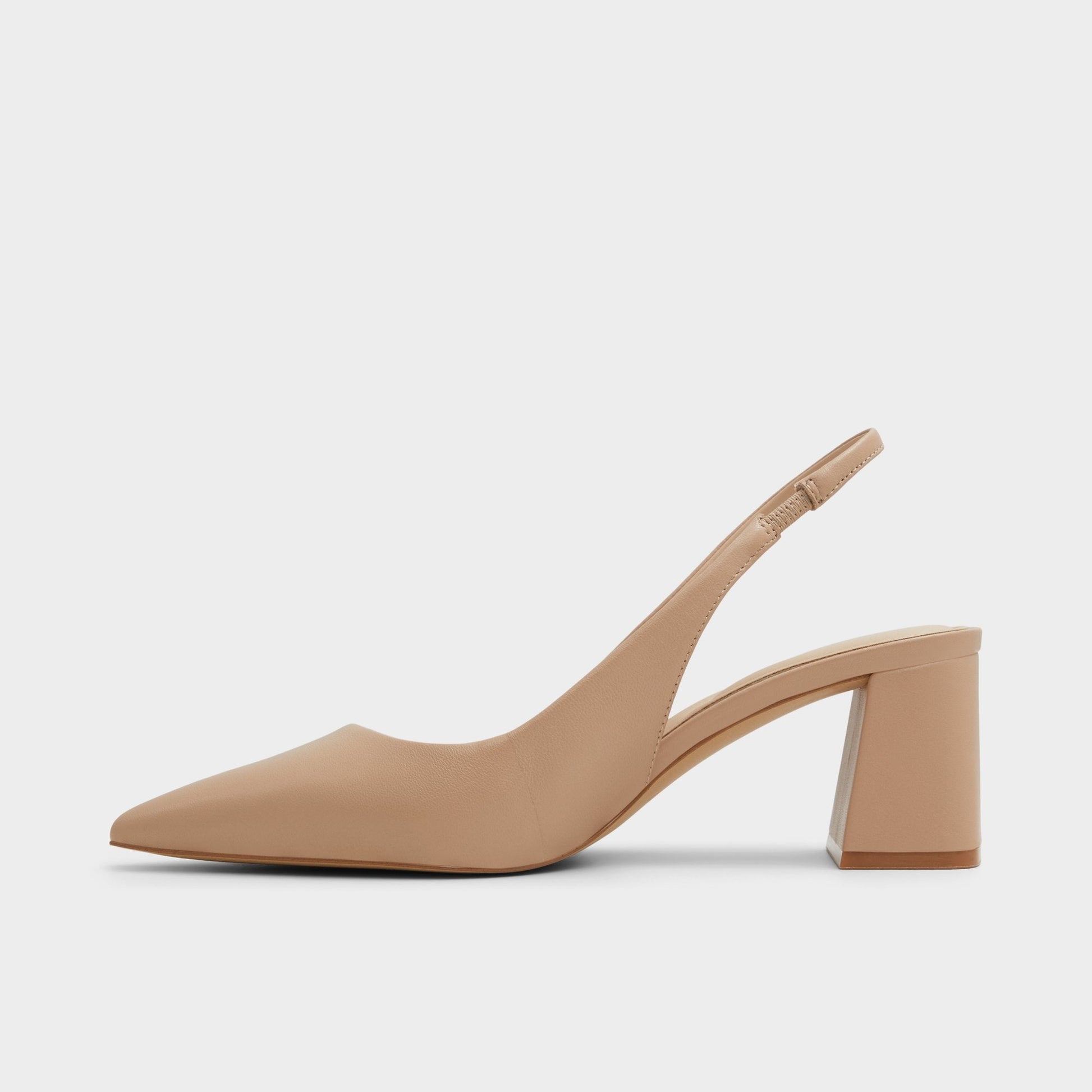Uliana Beige Women's Block heels - Slingback heel, Block heel - Beige