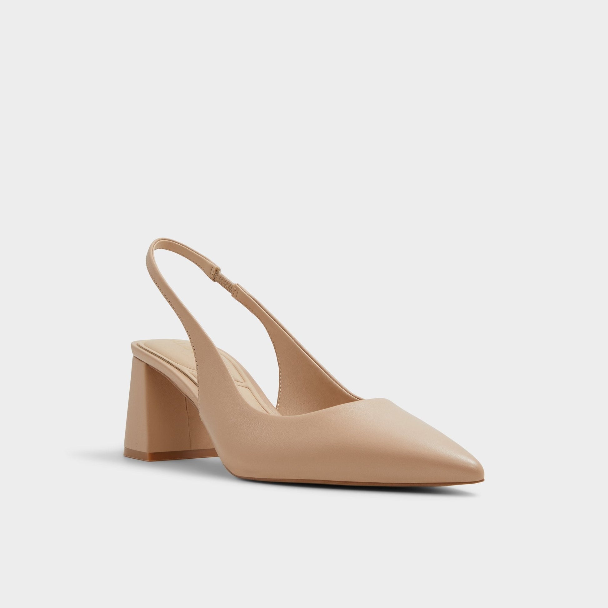 Uliana Beige Women's Block heels - Slingback heel, Block heel - Beige