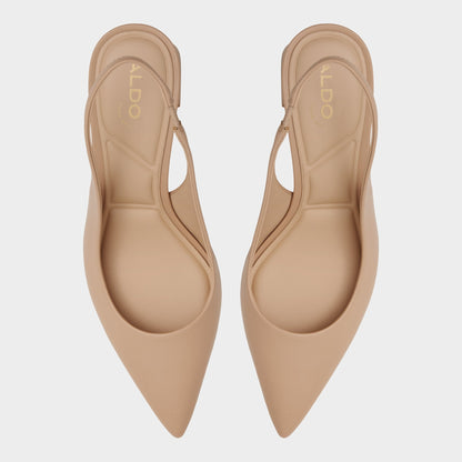 Uliana Beige Women's Block heels - Slingback heel, Block heel - Beige