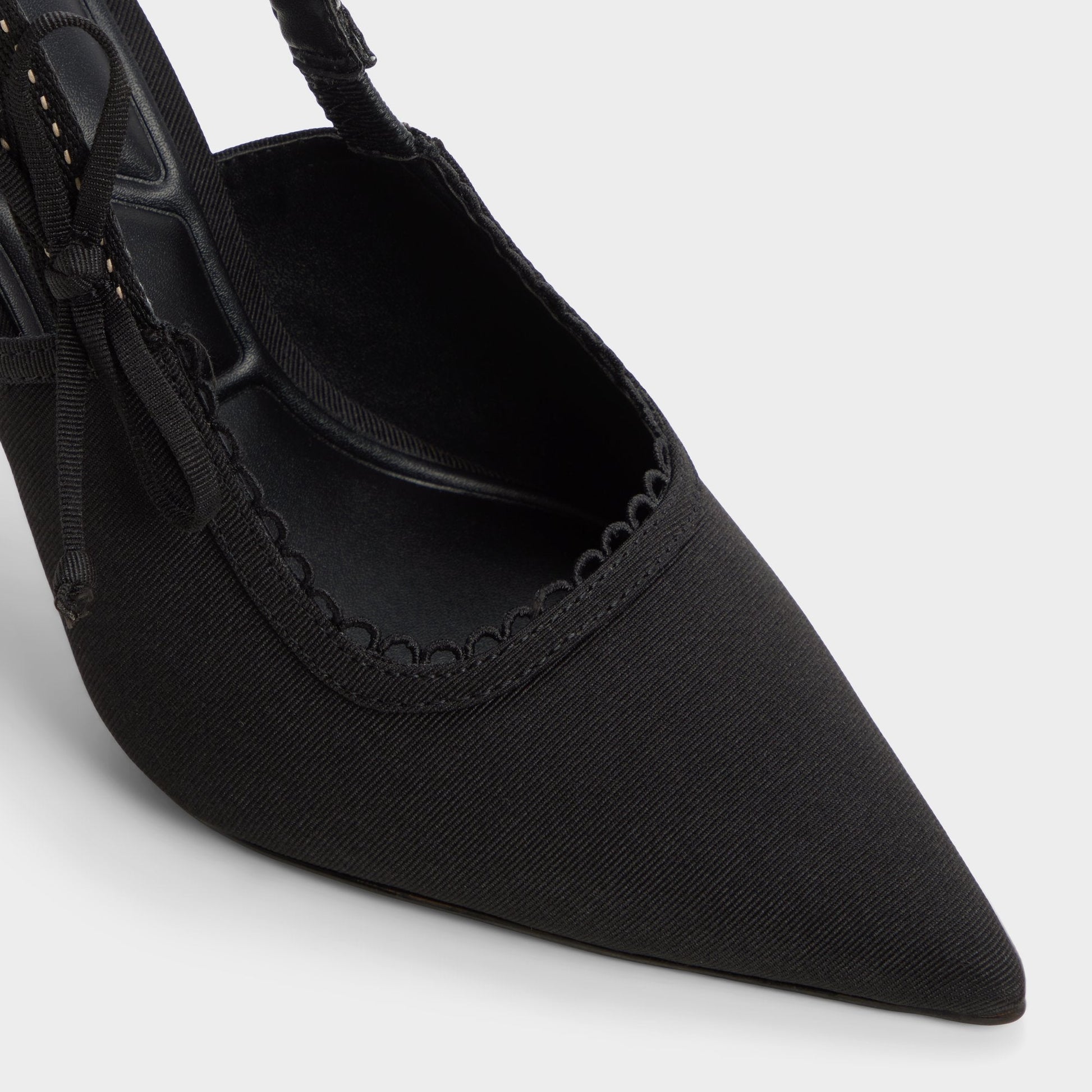 Hennie in Other Black - Slingback heel, Stiletto heel - Other black
