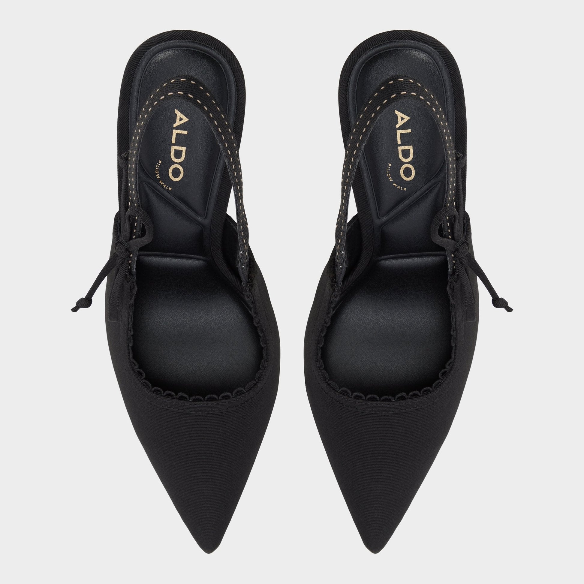 Hennie in Other Black - Slingback heel, Stiletto heel - Other black