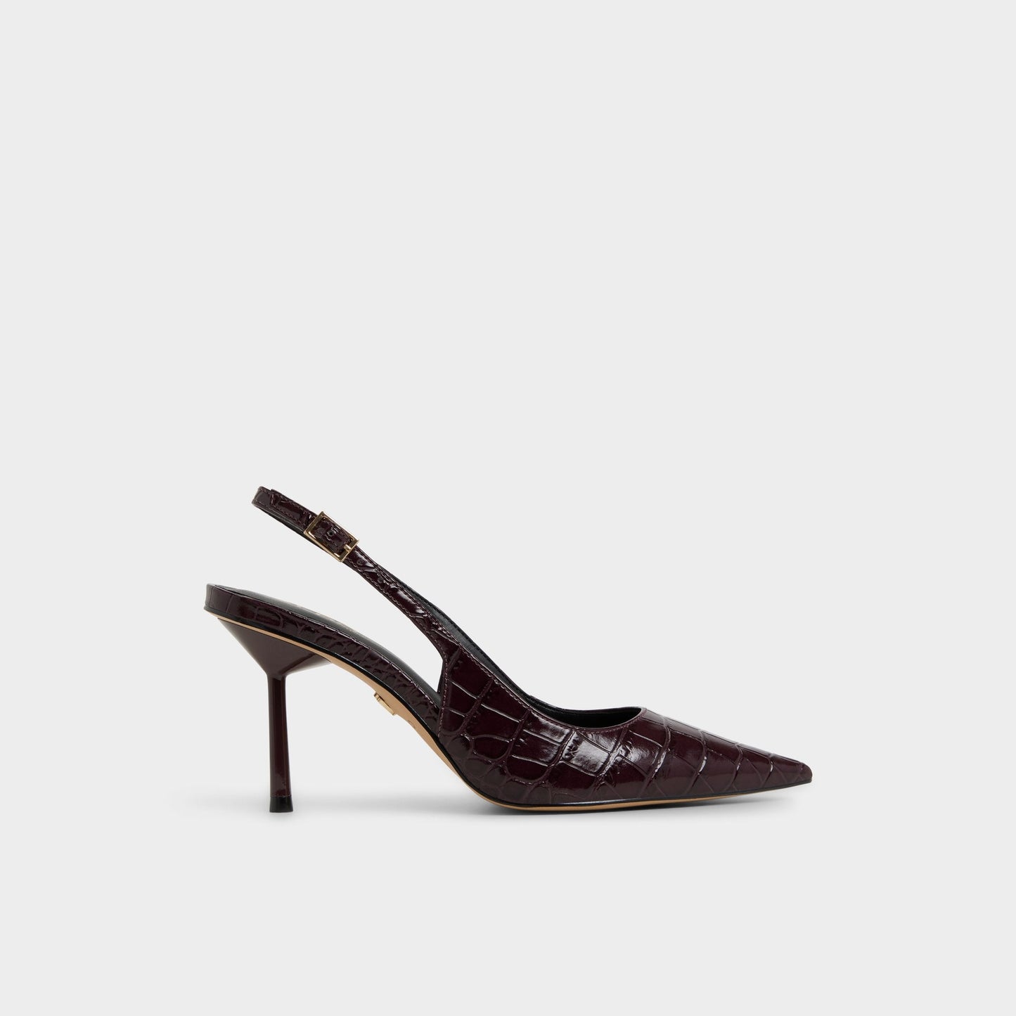 Seralina in Bordo - Slingback heel, Stiletto heel - Bordo