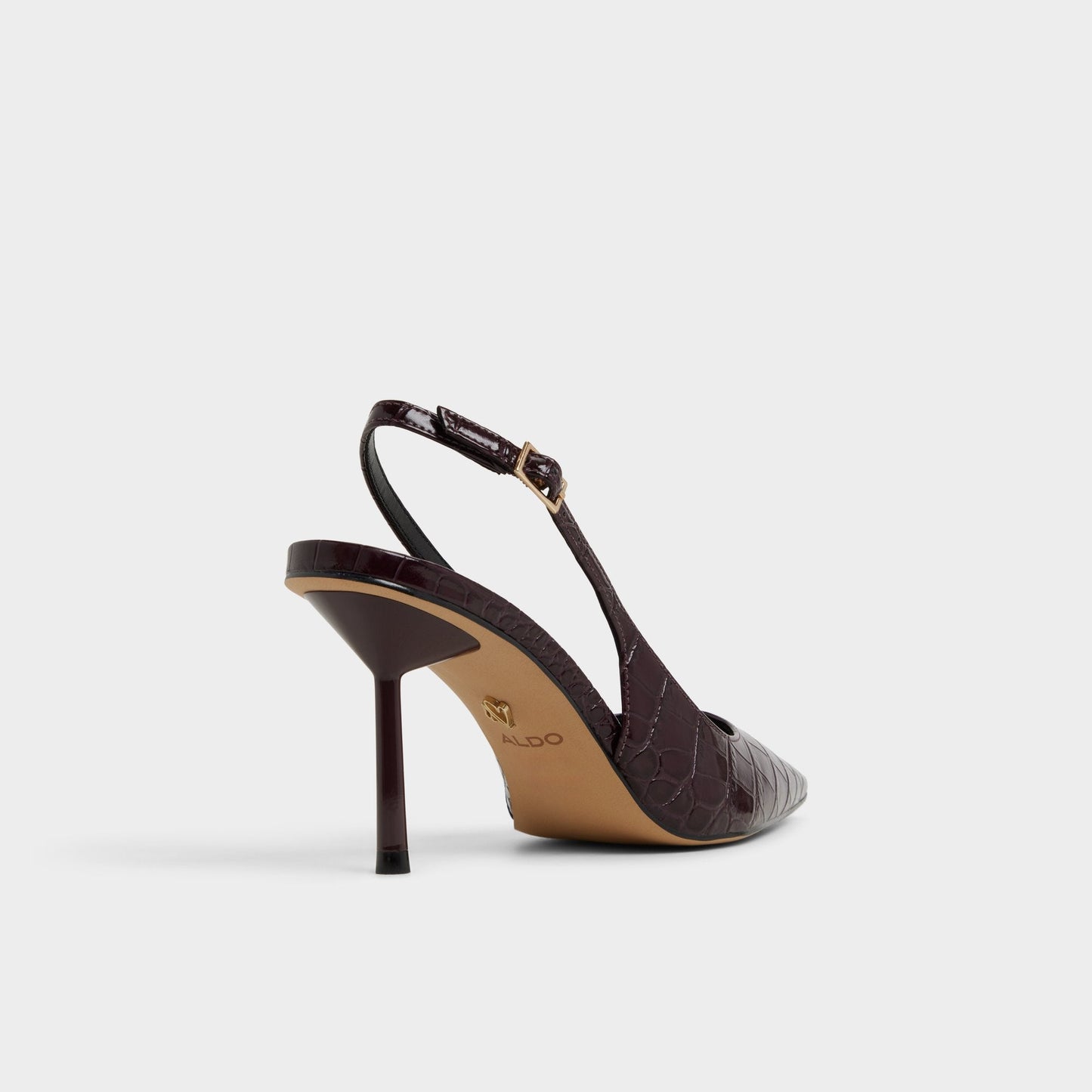 Seralina in Bordo - Slingback heel, Stiletto heel - Bordo