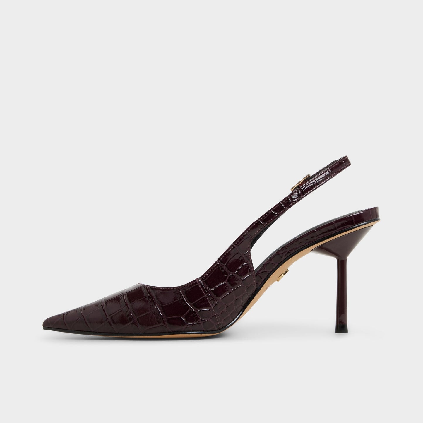 Seralina in Bordo - Slingback heel, Stiletto heel - Bordo
