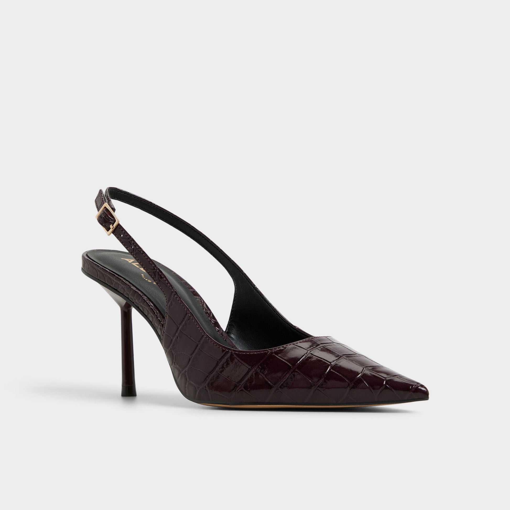 Seralina in Bordo - Slingback heel, Stiletto heel - Bordo