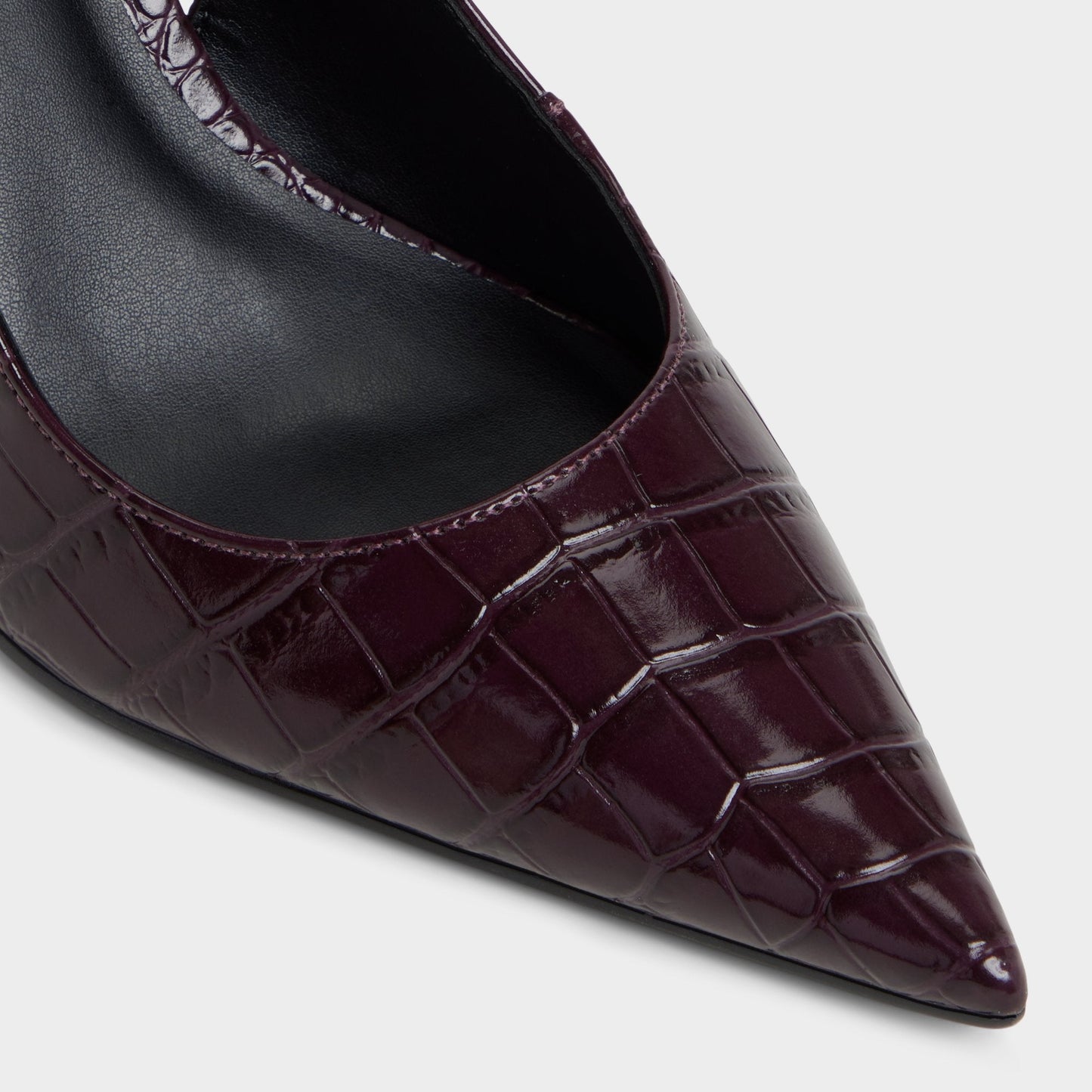 Seralina in Bordo - Slingback heel, Stiletto heel - Bordo