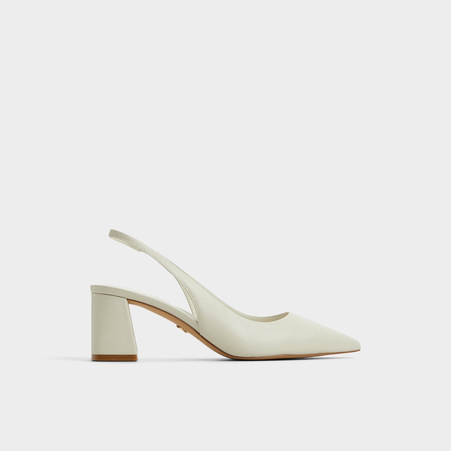 Uliana White/Bone Women's Slingbacks - Slingback heel, Block heel - White/bone