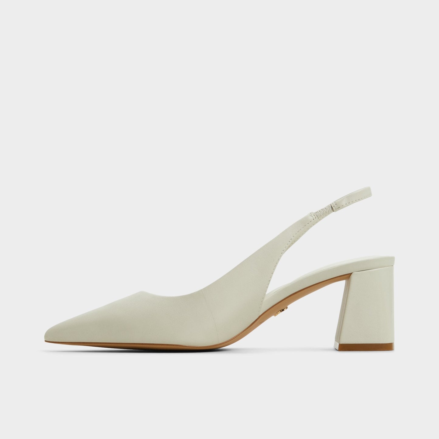 Uliana White/Bone Women's Slingbacks - Slingback heel, Block heel - White/bone