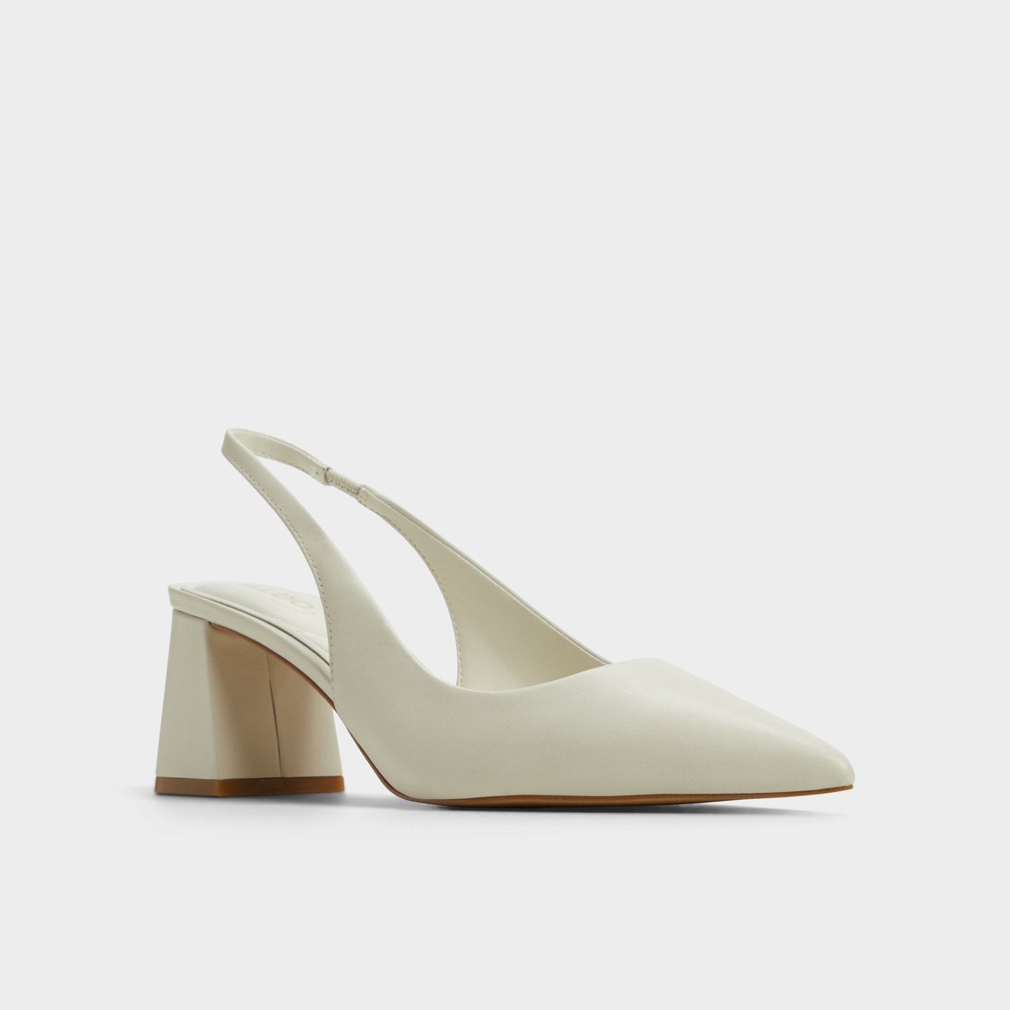 Uliana White/Bone Women's Slingbacks - Slingback heel, Block heel - White/bone
