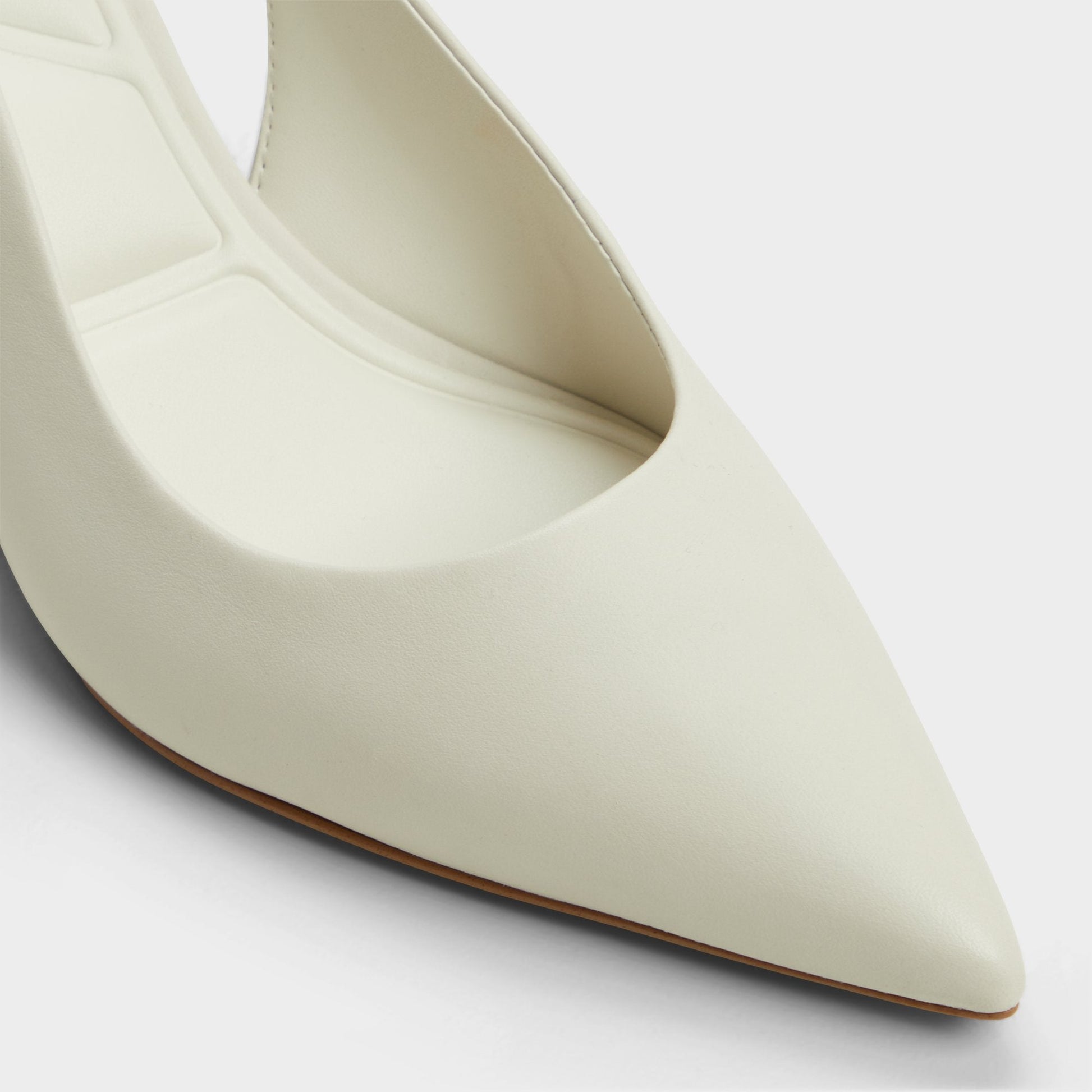 Uliana White/Bone Women's Slingbacks - Slingback heel, Block heel - White/bone