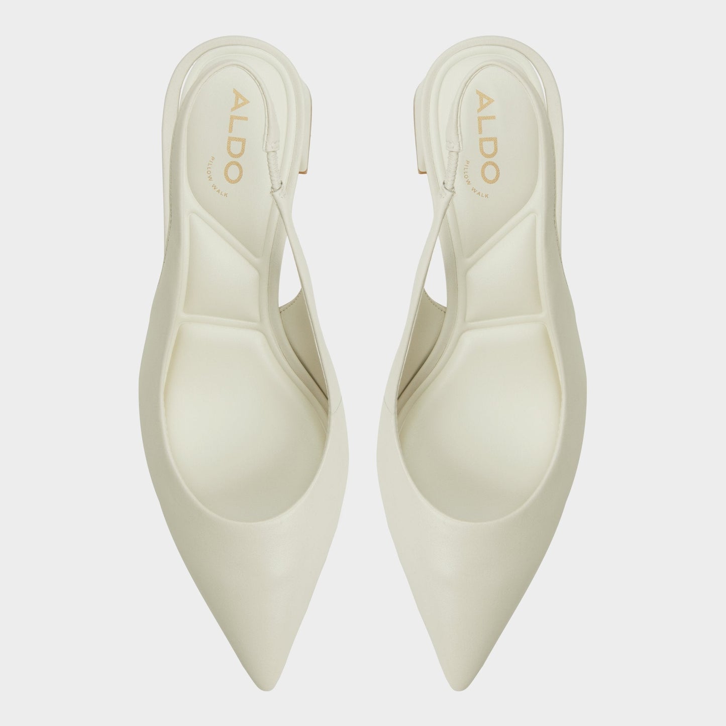 Uliana White/Bone Women's Slingbacks - Slingback heel, Block heel - White/bone