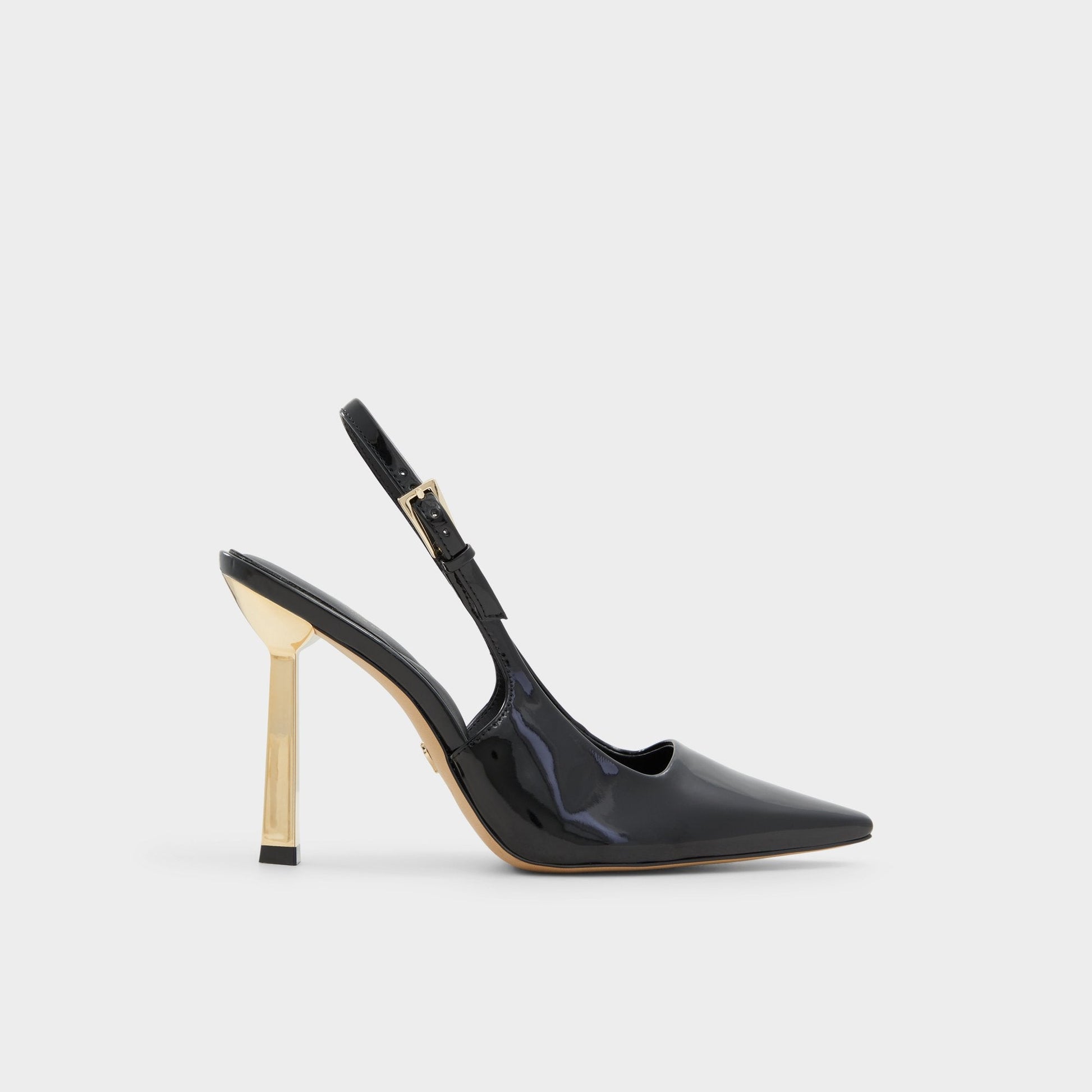 Marysa Black Women's Slingbacks - Slingback heel, Stiletto heel - Black