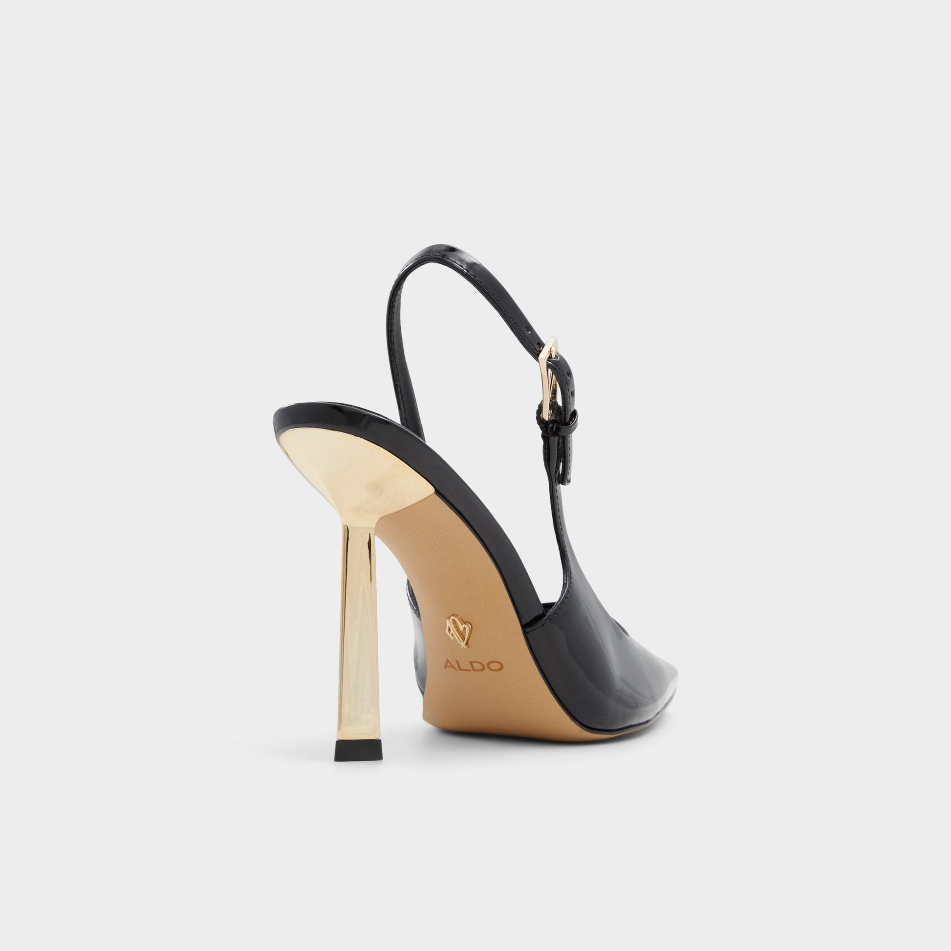 Marysa Black Women's Slingbacks - Slingback heel, Stiletto heel - Black