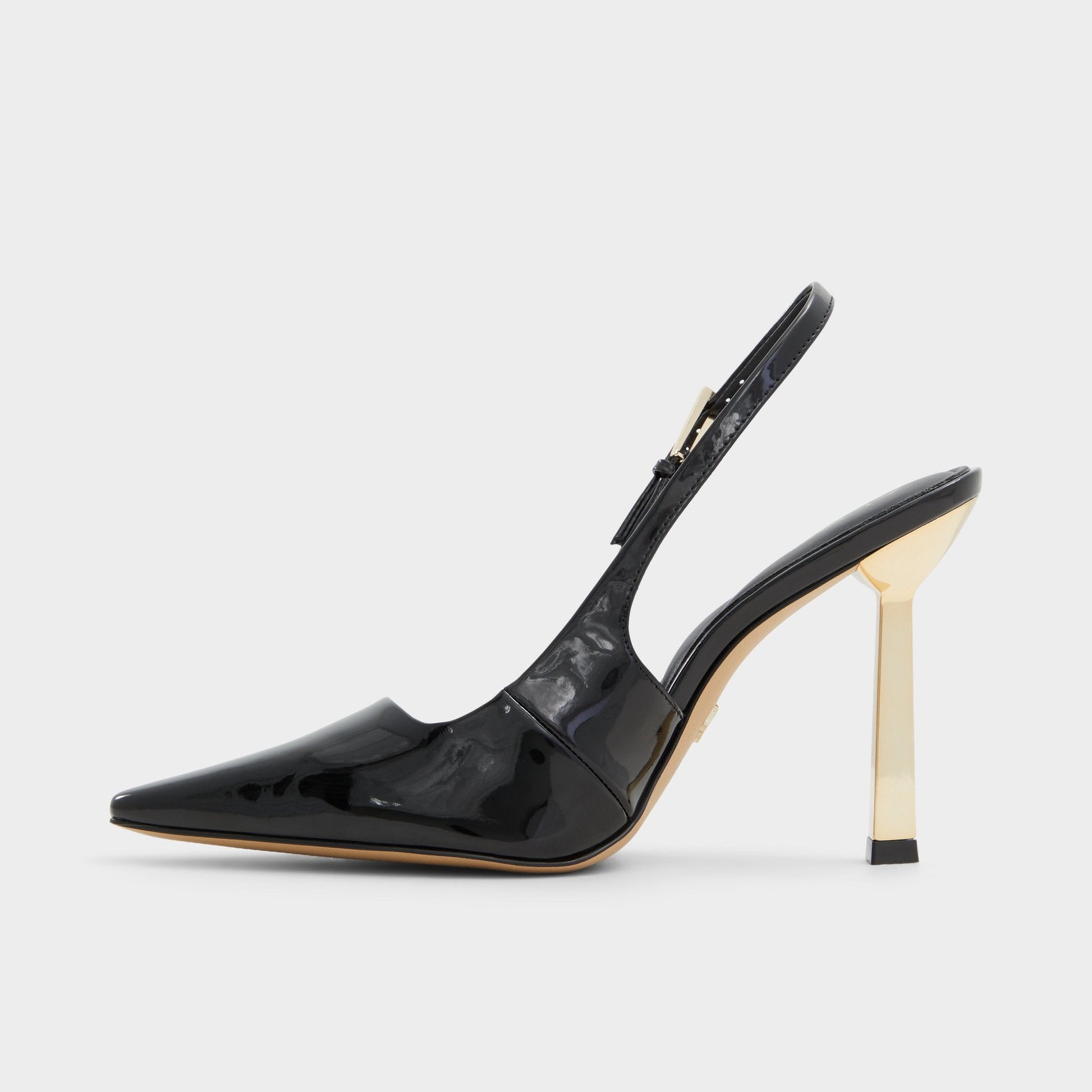 Marysa Black Women's Slingbacks - Slingback heel, Stiletto heel - Black