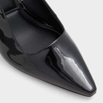 Marysa Black Women's Slingbacks - Slingback heel, Stiletto heel - Black